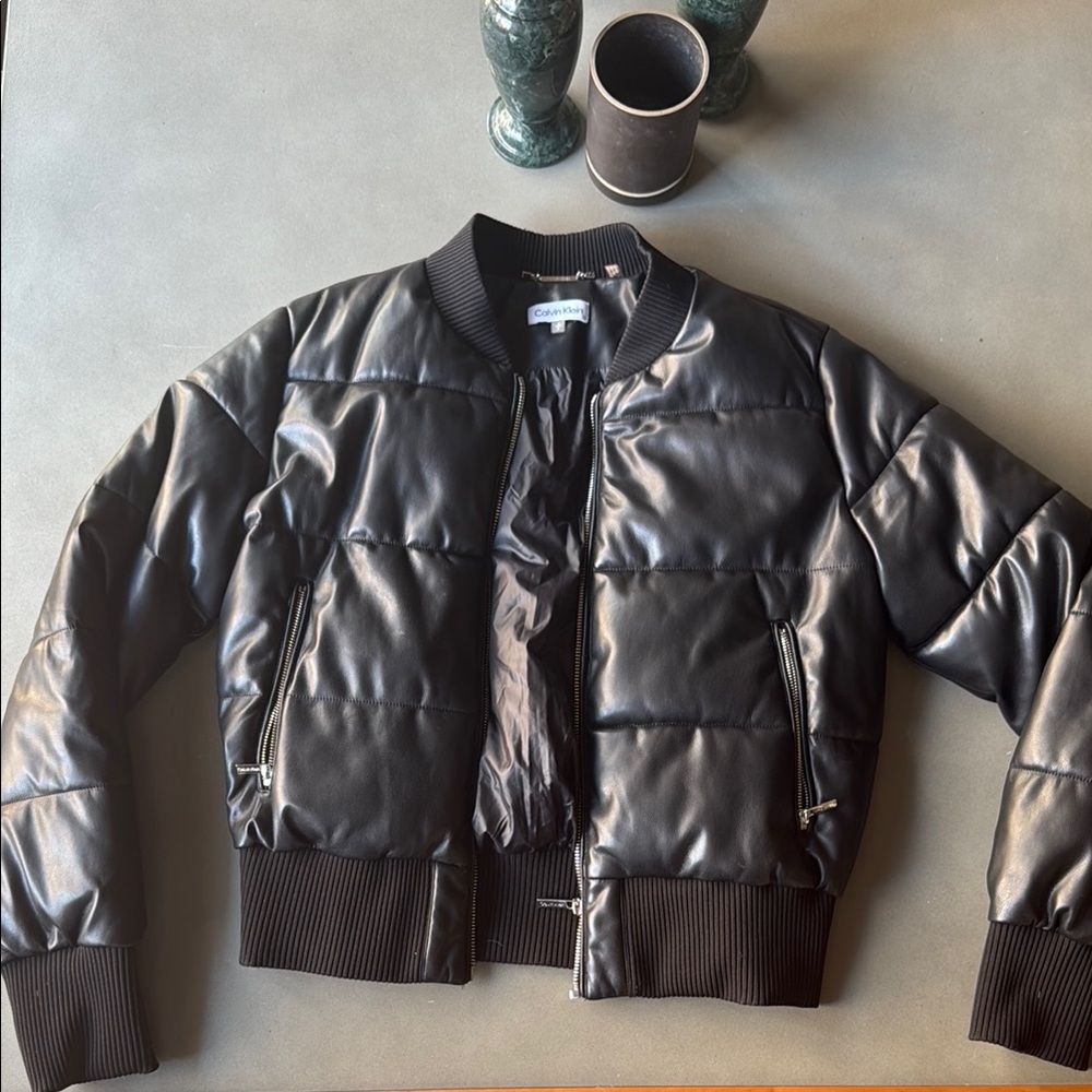 Calvin Klein Quilted Bomber Jacket